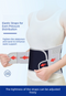 Size M Grey Wide Breathable Lumbar Support Belt  – Adjustable Back Brace for Pain Relief & Posture Correction
