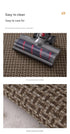 Absorbent & Dirt-Resistant Woven Kitchen Mat - Non-Slip Runner Rug for Home(Style Woven Brown)