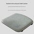 Memory Foam Student Seat Cushion - Pressure Relief, Non-Slip with Adjustable Straps for Healthy Posture(Rocket Gray 36x34cm)