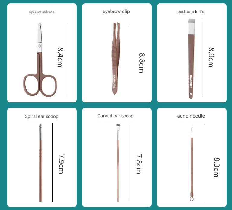 Yellow Professional 13-Piece Manicure & Pedicure Set - Anti-Splash Carbon Steel Nail Clippers Kit with Compact Drawer Organizer