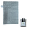 Grey (110*150cm) Compact Pocket Picnic Blanket - Waterproof & Sand-Proof Mat for Beach, Camping & Hiking