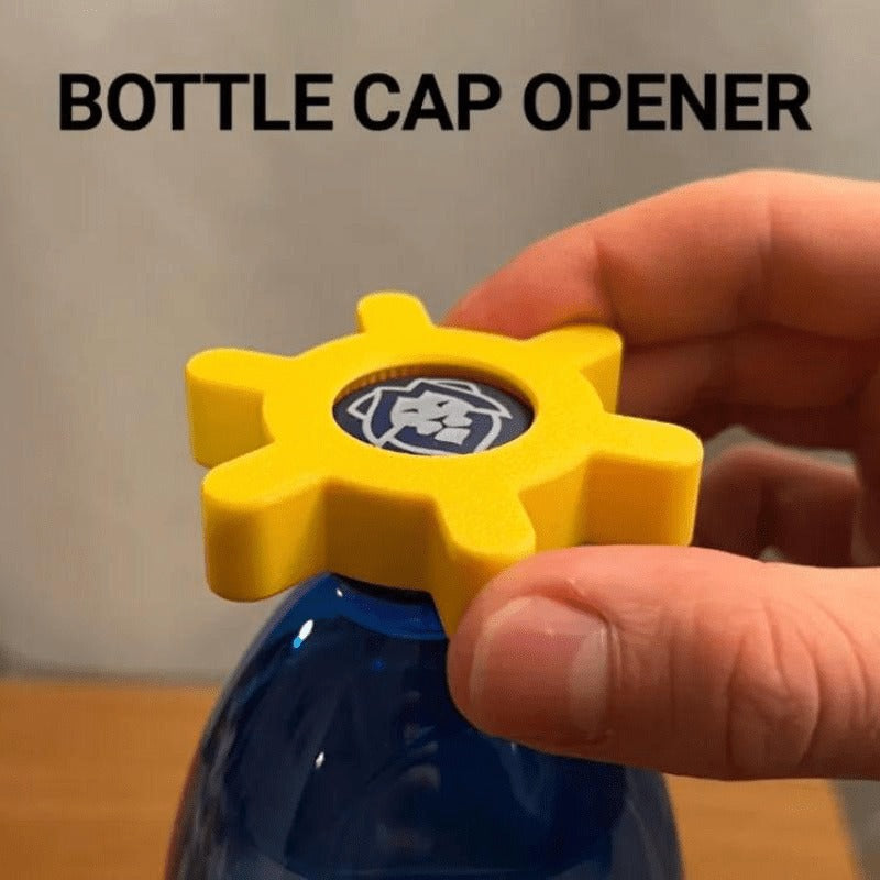 20-Pack Yellow Easy Twist Bottle Cap Opener - Ergonomic Grip for Soda & Drinks