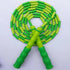 10 Pcs Green Soft Beaded Jump Ropes, Tangle-Free Beaded Jump Rope - Adjustable Segmented Skipping Rope for Kids & Adults Fitness