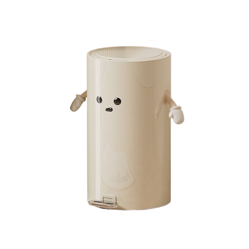 Round trash can 20L, 2 hands+eyes large size