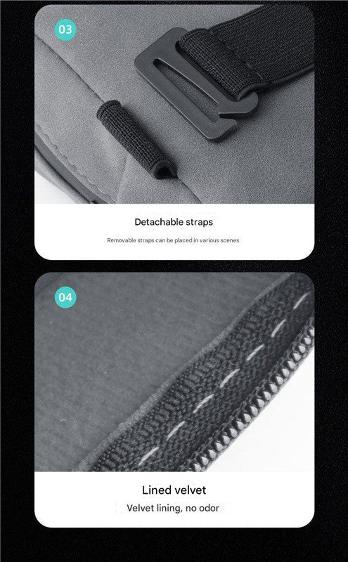 Grey 2-Pack  Luxury Faux Suede Car Tissue Box - Visor Clip & Strap for Armrest or Seat Back