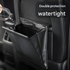 Premium PU Leather Foldable Car Trash Bin - Large Capacity Waterproof Hanging Organizer for Back Seat