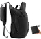 Black Ultra-Lightweight Packable Backpack (10L) - Foldable Daypack for Travel, Hiking & Sports