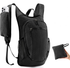 Black Ultra-Lightweight Packable Backpack (10L) - Foldable Daypack for Travel, Hiking & Sports
