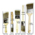 Professional 5-Piece Paint Brush Set - Includes Angled & Flat Brushes for a Perfect Finish on Walls & Trim