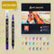 24-Colour Dual Tip Acrylic Paint Pens - Quick-Dry Waterproof Markers for Kids' Art & Crafts, Rock Painting