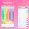 Dopamine 9PCS/Set Languo Dopamine Gel Pen Set - Vibrant Multi-Color Writing Instruments for Creativity