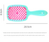 Pink 8-Piece Detangling Hair Brush Set - Vented Wet/Dry Brushes for Smooth, Knot-Free Hair