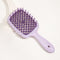 Purple 8-Piece Detangling Hair Brush Set - Vented Wet/Dry Brushes for Smooth, Knot-Free Hair
