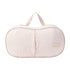 Beige Portable Underwear Travel Organizer Bag - Bra & Lingerie Storage, Anti-Deformation Case for Business Trips