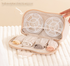 Beige Portable Underwear Travel Organizer Bag - Bra & Lingerie Storage, Anti-Deformation Case for Business Trips