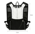 Black 5L Breathable Hydration Vest Pack - Sweat-Wicking Running Bag, Cross-border Cycling Backpack, Marathon Trail Travel Nylon Hiking Pack