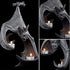 Gothic Bat Wall Tealight Holder - Resin Decor for Spooky Ambiance (16.5x12x22 cm)