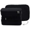 S Black Durable & Expandable Travel Packing Cube - Tear-Resistant & Water-Repellent Clothing Organizer with Double Zippers