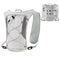 Grey Lightweight Hydration Backpack with 1.5L Water Bladder Compact Cycling Running Pack for Hiking and Outdoor Sports Ideal for Australian Adventures