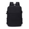 Black 25L Travel Laptop Backpack with Shoe Compartment 180 Degree Opening Carry On Rucksack Fits 14 Inch Laptop Ideal for Business and Weekends