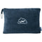 Navy Blue 2-in-1 Premium Travel Blanket and Pillow Soft Fleece Airplane Throw 165cm x 100cm Foldable Cushion with Luggage Clip Ideal for Flights and Road Trips