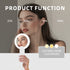 Portable LED Makeup Mirror Foldable Handheld Vanity Light Compact Travel Cosmetic Mirror for Women and Students