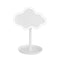 White Cute Cloud Shaped LED Makeup Mirror Desktop Vanity Light with Storage Tray 360 Rotation Cordless Cosmetic Beauty Tool