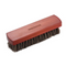 2 Pack Brown 18*5cm Premium Horsehair Shoe Brush Set Solid Wood Handle Soft Bristles Leather Care Kit for Polishing Boots Bags and Car Seats