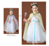 Pink Girls Rainbow Princess Costume Cape Set with Tiara Wand Gloves and Jewellery Sequin Star Tulle Cloak for Book Week and Dress Up