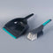 2-Piece Handheld Dustpan and Brush Set Mini Broom with Soft Rubber Lip for Kitchen Desktop Car and Camping Cleaning