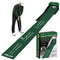 Indoor Golf Putting Mat with Automatic Ball Return System 2.6m Practice Green with Alignment Guides for Home and Office Training