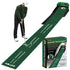 Indoor Golf Putting Mat with Automatic Ball Return System 2.6m Practice Green with Alignment Guides for Home and Office Training