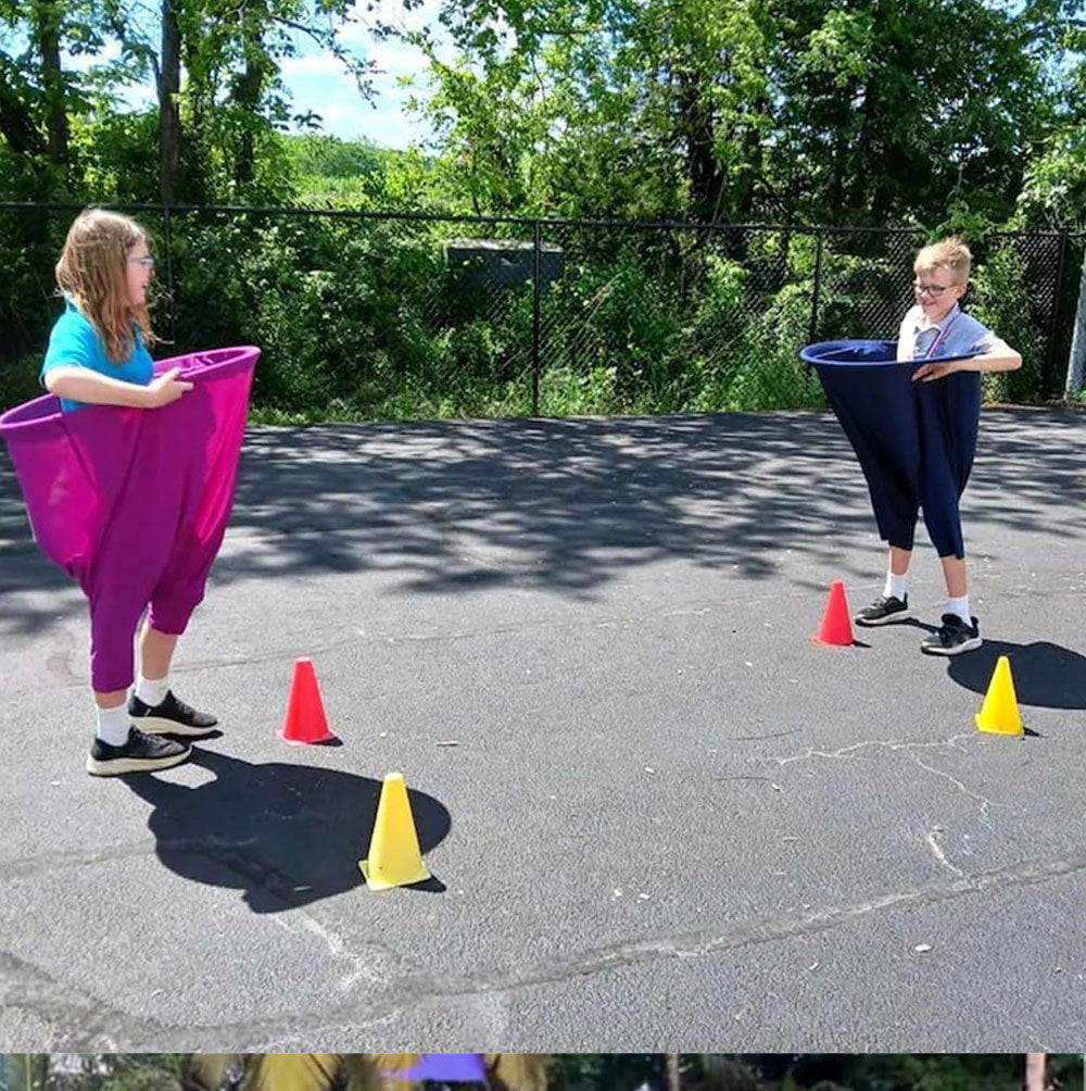 Green Granny Pants Yard Game for Kids - Durable Outdoor Tossing Activity with Ball and Pump - 60x80cm Fun Backyard Game for Australian Family BBQs