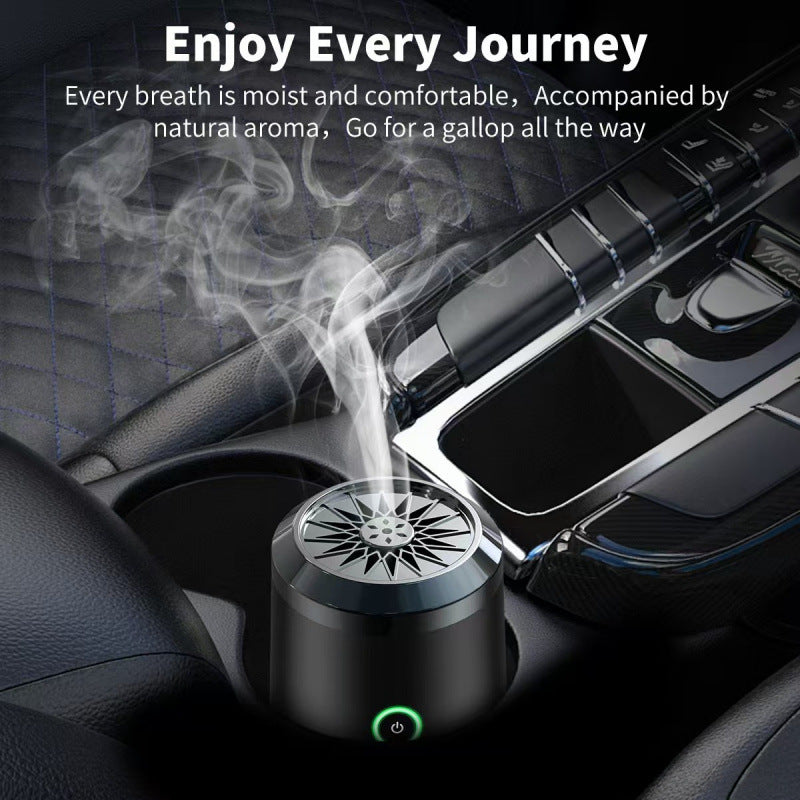 Portable Electric Oud Bukhoor Incense Burner with Speaker - USB Rechargeable Aroma Diffuser for Car and Home - Fits Australian Cup Holders - 98mm