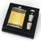 8oz Stainless Steel Hip Flask Gift Set with Elegant Floral Pattern and 2 Cups Plus Funnel for Outdoor Camping and Gifting