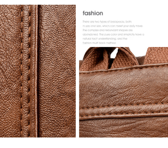 Red Women's Anti-Theft Backpack Purse Soft Faux Leather Convertible Rucksack Shoulder Bag Large Capacity 31cm for Travel Work Daily Use