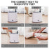 Blue Electric Pet Paw Cleaner Automatic Dog Foot Washer Cup with Built-in Soap Dispenser Soft Silicone Massage Bristles for Small Dogs & Cats
