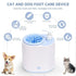 Grey Electric Pet Paw Cleaner Automatic Dog Foot Washer Cup with Built-in Soap Dispenser Soft Silicone Massage Bristles for Small Dogs & Cats