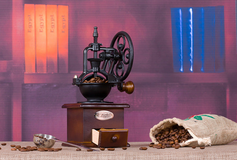 Manual Coffee Bean Grinder(brown)