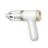 White Portable 2-in-1 Cordless Vacuum Duster Kit with 2 Attachments