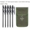 2pc Heavy-Duty 20cm Tent Stakes Kit (10 Pegs/pc) with Carry Bag