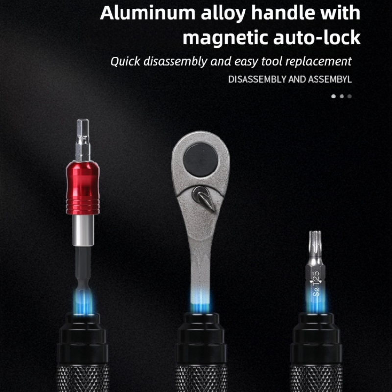 Compact Bicycle Ratchet Tool Kit With Tire Patch & Black Mini Pump