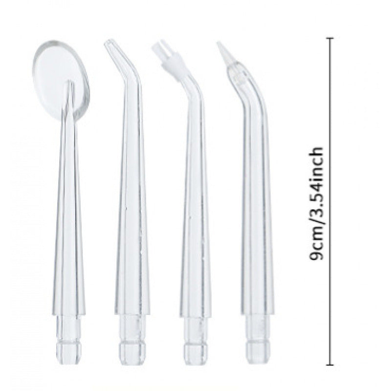 Pink Cordless Water Flosser, USB Rechargeable with 4 Tips