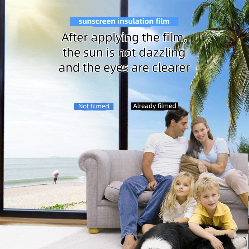 Premium 6-Layer Sliver Window Film for Home/Office – Reflective One-Way Privacy, 50cm x 2m One Roll, UPF 50+ UV Block,With Full Install Tools