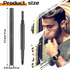4-Pack Light Brown Beard Filler Pen for Men - Waterproof, Precision Tip and Brush for Covering Beard and Hairline