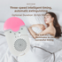 Portable Ba Sleep White Noise Machine(12.5*7*3.5 CM) With Soothing Sounds, RGB Night Light & Auto Timer - USB-C Rechargeable