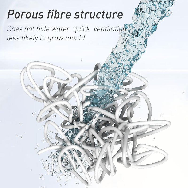 Black Cat Head Design Loofah Texture Shower Mat (44x75cm) - Non-Slip PVC Bathroom Floor Mat with Drainage, Quick-Dry, Anti-Mould