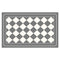 Grey Checkered Design Loofah Texture Shower Mat (40x80cm) - Non-Slip PVC Bathroom Floor Mat, Quick-Draining, Anti-Mould & Massage Pad