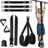 Black (225lb)Heavy Duty Pull-Up Assist Strap System With Foam Handles - Adjustable Resistance Trainer for Pull-Ups and Home Gym Workouts