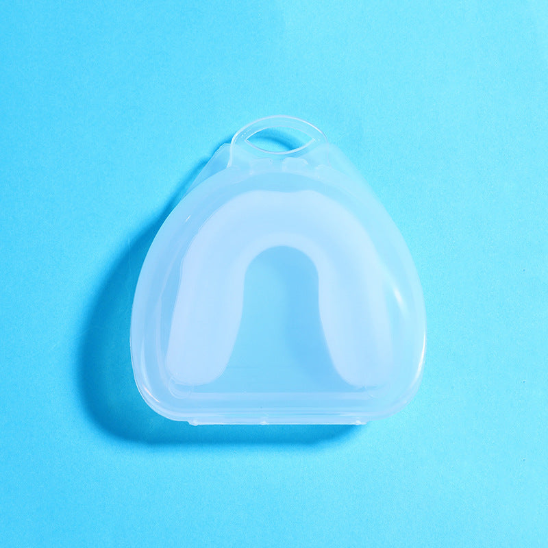 4-Pack White Food Grade Silicone Sports Mouthguard(6x5x1.7CM) With Vented PP Case- Instant Fit Mouth Guardfor High Shock Protection